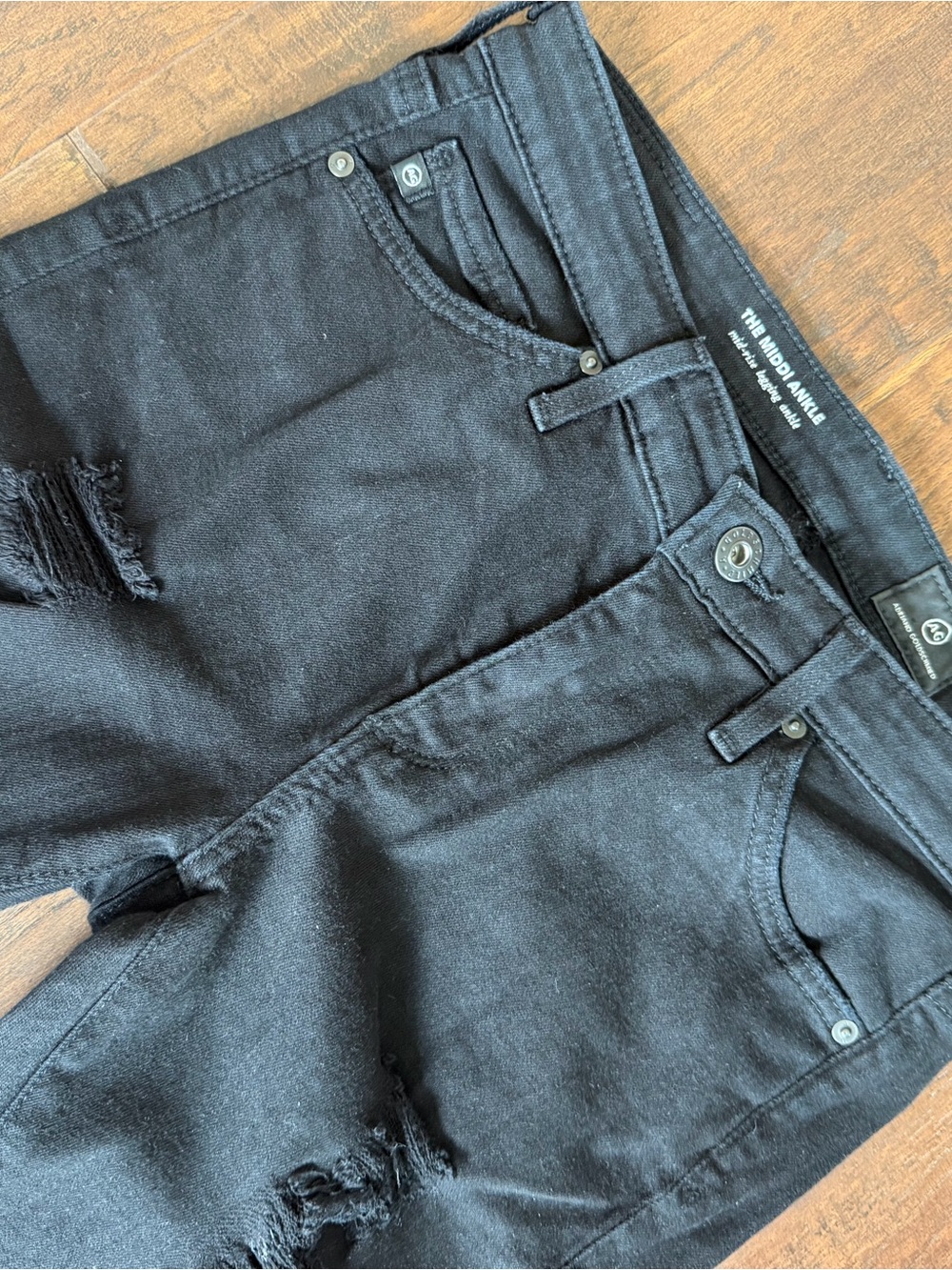 AG Adriano Goldschmied Black Skinny Jeans
